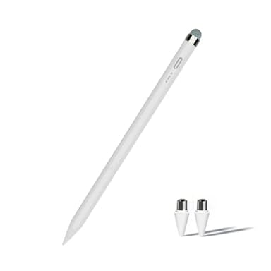 Dual-Tip Stylus Pen for Samsung Galaxy Tab A9+ Android &for iPad 10th&9th Tablets Pencil (White)