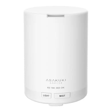 ASAKUKI Essential Oil Diffuser, 5-in-1 Quiet Humidifier, Home Fragrance Aroma Diffuser with 7 LED Color Changing Light and Auto-Off Switch (Pure White)