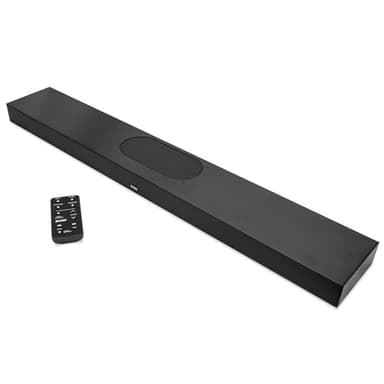 ZVOX AccuVoice AV855 Dialogue Clarifying Soundbar - Patented Hearing Technology with 20 Levels of Voice Boost, Dual Subwoofers, Low-Profile TV Speaker for Home Theater and Smart TV - Black