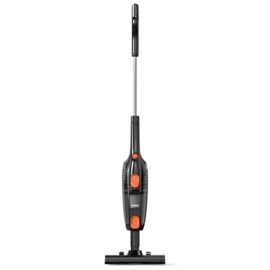 Candy Corded Stick Vacuum Cleaner, Powerful Suction Handheld Vacuum with One-Click Dust Disposal, 3-in-1 Use for Hard Floor, Ceramic Tile, 0.8 Liters Capacity, Easy Clean