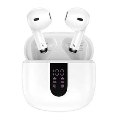 for iPhone 17e 17 Pro Max Air, Earbuds Wireless Earphones Bluetooth Headphones Wire Less Blue Tooth Ear Buds Headset Ear Phones for iPhone 16e, 16, 16 Pro, 16 Plus, 15 14 13 12 11 Mini SE XR X XS 8 7
