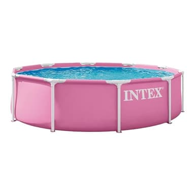 Intex 28295EP 10' x 30" Metal Frame Round Above Ground Swimming Pool - Pool Only