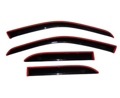 Auto Ventshade [AVS] in-Channel Rain Guards for 2022-2025 Hyundai Santa Cruz | Window Vent Visors, 4 pcs. - Smoke | 194519
