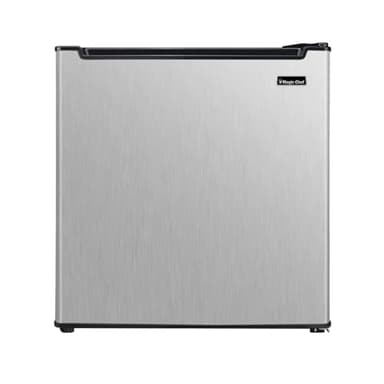 Magic Chef 1.7-cu. ft. Mini Fridge in Stainless Steel, Small Compact All Refrigerator with No Freezer for Bedroom, Apartment, Dorm Room, Office