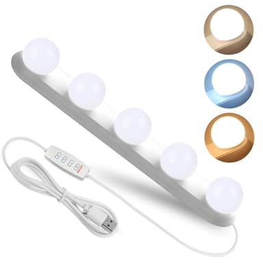 Makeup Light,Portable Led Vanity Lights with 3 Colors Lighting Mode Adjustable & Dimmable for Vanity Table Dressing Room Mirror