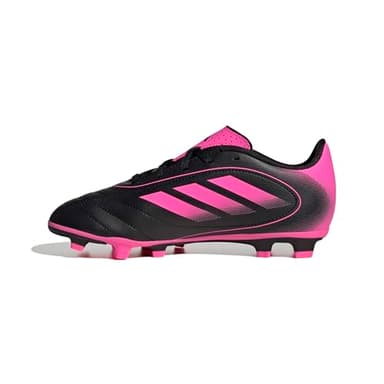Adidas Unisex-Kids Goletto IX Firm Ground/Multi Ground Soccer, Black/Lucid Pink/Black, 13