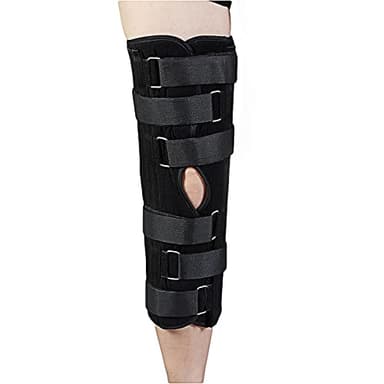 TANDCF Unisex Knee and leg immobilization Stabilizer for Post Surgery Recovery,Knee Fractures,Instability, ACL,MCL,Meniscus Tear,Arthritis,Displacement Recovery,18.1" Length Universal
