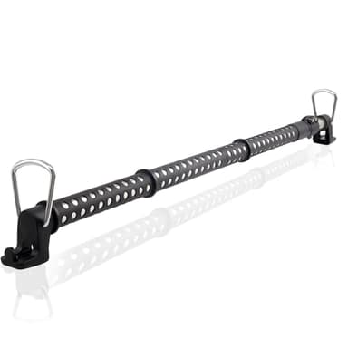 UEGHNS Car Clothes Hanger Bar, Clothes Rack for Car Telescopic Adjustable 34-54inch Heavy Duty Car Clothes Rack Suitable For Cars Trucks SUVs RVs Toad Trippers RVs. (34-54inch)