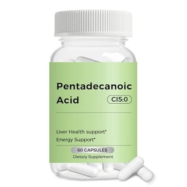 Engtozl Pentadecanoic Acid, C15:0 Supplement, Supports Immune Health & Mitochondrial Health - 60 Capsules