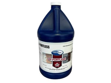 EaCo Chem EF-Fortless - Remove Powdery Efflorescence and Haze - Clean Brick, Block, and Mortar - NO Discoloration - Prevent Return of Efflorescence - 1 GALLON