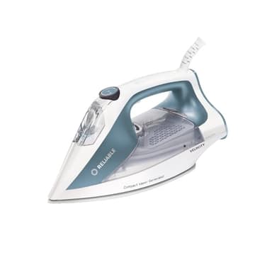 Reliable Velocity 180IR Patented Compact Vapor Generator Steam Iron with no leak or drip technology. Perfect for Clothes, Sewing, Quilting and Crafting, Ceramic Soleplate, Continuous Steam Ironing