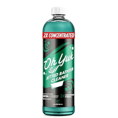Oh Yuk Jetted Tub Cleaner 2X Concentrated – Deep Cleaning Jetted Bathtub & Jacuzzi Cleaner for Tub Systems with Jets – Removes Buildup – 16 fl oz