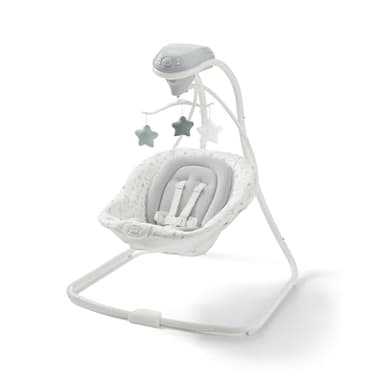 Graco Simple Sway Portable Baby Swing for Infants, Newborn Swing with 15 Songs and Sounds, Great Gift for New Parents, Baby Registry Must Have