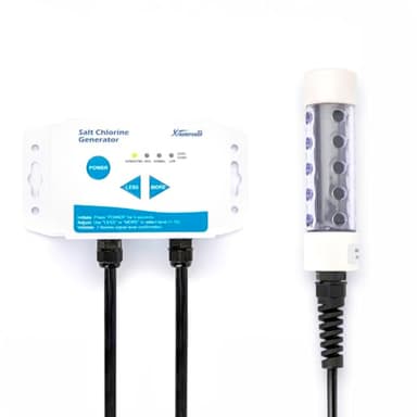 XtremepowerUS Saltwater Chlorine Generation System for Spas and Hot Tubs Up to 3,000 Gallons, Chemical-Free, Converts Any Spa to Saltwater System