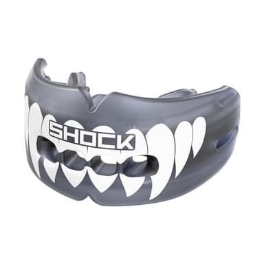Double Braces Strapless Mouth Guard, Fangs, Adult