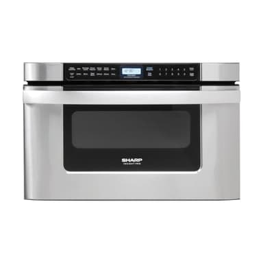 SHARP KB6524PSY Microwave Drawer Oven, 24-inch, 1.2 Cubic Feet, 950 Watt, Angled Touch Control Panel, Stainless Steel