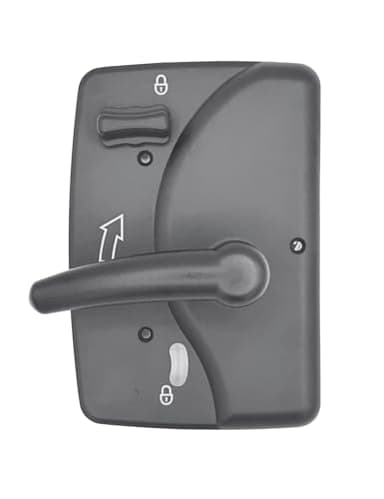 Directed Solutions Replacement Interior RV Door Handle TriMark 21396-02 Fits 1.5" Thick PTL Doors for Motorhomes, Drivable RVs, and Campers - Factory Fit OEM Handle