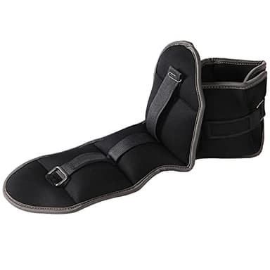 JFIT Ankle Weight Pair 5.0 LBS, Set of 2 with Adjustable Velcro Straps - Breathable, Moisture Absorbent Weight Straps for Men and Women - Comfortable Ankle, Wrist Weights