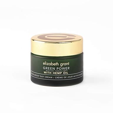 Elizabeth Grant | Green Power Active Boost Day Cream With Hemp Oil | Smooth, Strengthen and Protect Skin | 1.7oz
