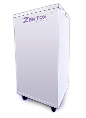 Zentox Pure Air 200 Hospital Grade Air Sanitizer Destroys Viruses, Bacteria, Organic Compounds in Wildfire Smoke, Eliminates Odors, CARB Approved, Covers 1,200 Sq. Ft.