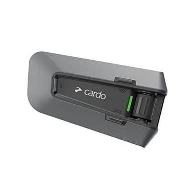 Cardo PACKTALK Edge Off-Road Vehicles ORV, Snowmobile, Side x Side, ATV Communication for Every Terrain - Duo Pack, Black