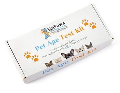 EpiPaws Pet Age Test, Age Test for Dogs and Cats, Epigenetic Biomarker Test, at Home, Safe, Easy and Affordable, Includes Wellness Insight for Your Pet’s Life Stage, Great for Rescued Pets