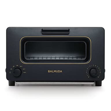 BALMUDA The Toaster | Steam Oven Toaster | Compact Size 14.1" W x 12.6" D x 8.2" H | 5 Cooking Modes: Sandwich Bread, Artisan Bread, Pizza & Pastry, Oven | Baking Pan Included | US Version | Black