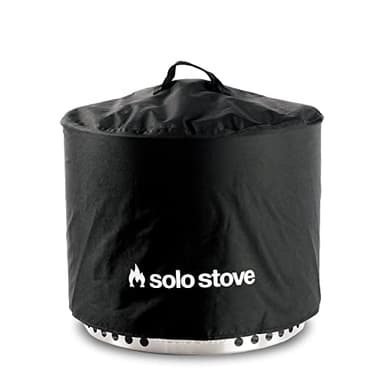 Solo Stove Bonfire Shelter - Weather-Resistant Round Cover for Solo Stove Bonfire Fire Pit and Accessories - PVC-Coated Polyester with Aluminum Reinforcement - Waterproof Year-Round Protection