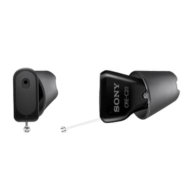 Sony CRE-C20 Self-Fitting OTC Hearing Aids for Mild to Moderate Hearing Loss, Prescription-Grade Sound Quality, Compact Virtually Invisible Design, Customizable App, and Rechargeable Battery