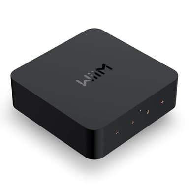 WiiM Pro AirPlay 2 Receiver, Google Cast Audio, WiFi Multiroom Streamer, Compatible with Alexa, Siri and Google Assistant, Stream Hi-Res Audio from Spotify, Amazon Music, Tidal and More