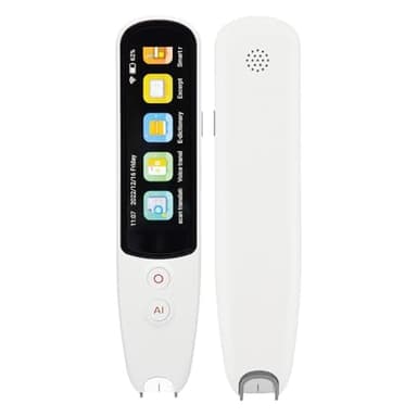 SVANTTO 102 Translator Pen Scanner, Text to Speech Device for Dyslexia, OCR Digital Highlighter Reader Pen, Exam Reading Pen, Bluetooth Langage Translator, No Monthly Fee（White）