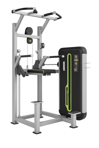 Commercial Dip Chin Assist Machine | Weight Assisted Pull Up & Dip Station for Strength Training | Upper Body Workout Equipment | MiM USA