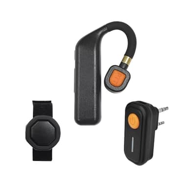 KJDEYT Anysecu Walkie Talkie Wireless Headset, Hands-Free K1 Plug PTT Earphone with Noise Cancelling Mic for UV-5R UV-82 2 Pin k Type Connector Two Way Radio