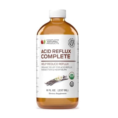 Acid Reflux Complete 8oz - Natural Organic Liquid Heartburn, GERD, & Amish Reflux Relief Remedy & Medicine