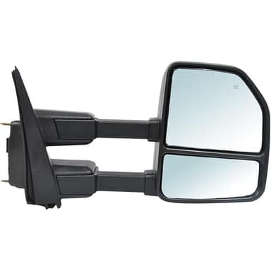 JZSUPER Passenger Right Side fit for 2017-2020 F250 F350 F450 F550 Ford Duty Towing Mirrors with Power Heated Turn Signal Auxiliary Lights Temperature Sensor