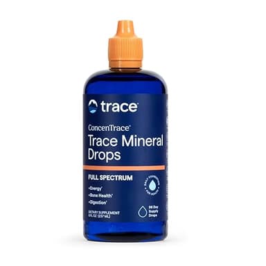 Trace Minerals ConcenTrace Trace Mineral Drops | Supports Energy, Digestion, Bone Health & Hydration, 70+ Ionic Trace Minerals w/Magnesium, Chloride & Potassium | Keto, Vegan & Non-GMO | 96 Servings