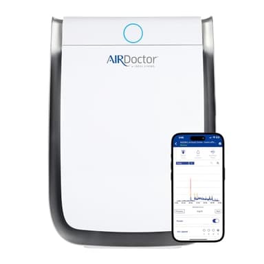 AIRDOCTOR 3500i SMART Air Purifier for Living Rooms & Bedrooms. 3 Stage Filtration with Pre-Filter, UltraHEPA, Carbon/VOC. Captures Particles 100x Smaller Than HEPA Standard