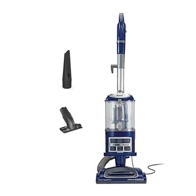 Shark Upright Vacuum, Navigator Lift-Away Deluxe with Large Dust Cup Capacity, HEPA Filter, Swivel Steering, Upholstery Tool & Crevice Tool, Blue, NV360