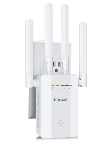 2026 New WiFi Extender Signal Booster for Home, 15715sq.ft Long Range WiFi Repeater Wireless Routers Signal Amplifier, Mesh WiFi 15X Faster Access Point with Ethernet Port, Easy Setup, 5 Working Mode