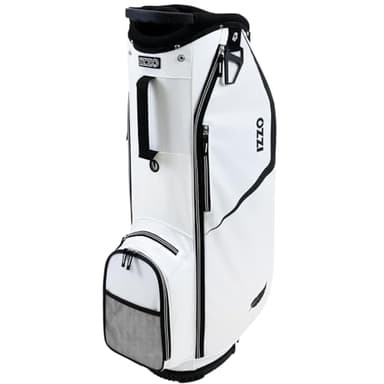 Izzo Ultra Lite Golf Bag, Cart Bag (White)