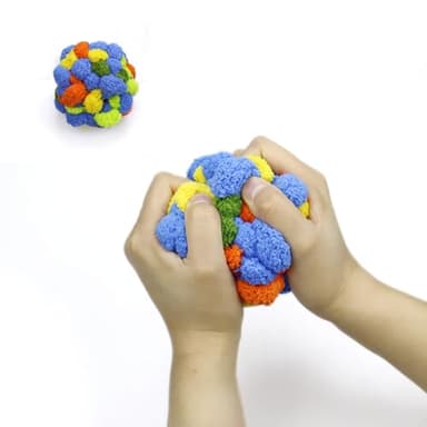 Fidget Ball for Alzheimer Dementia Patients Therapy and Anxiety Relief Sensory for Autism Special Needs and Elderly Stretch and Squeeze Skin Pickers ADHD OCD