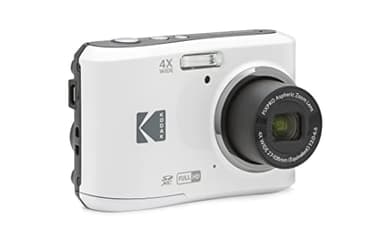 KODAK PIXPRO Friendly Zoom FZ45-WH 16MP Digital Camera with 4X Optical Zoom 27mm Wide Angle and 2.7" LCD Screen (White)