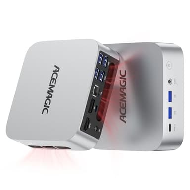 ACEMAGIC M1 Mini PC, Intel Core i9-11900H 32GB DDR4 1TB SSD, Mini Computers (4.9GHz, 8C/16T) PCIe3.0 Type-C/LAN 2.5G/HDMI/DP, 4K Triple Display 11 Pro Mini Desktop PC BT5.2/WiFi6/BT/for Home/Office