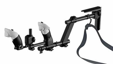Moginno G3 Pro VR Carbon Fiber Gun Stock Compatible with Meta/Oculus Quest 3S/Quest 3 Controller Accessories, Magnetic Gunstock Rifle Adapter with Shoulder Strap, Enhance FPS Games Reality Control Feel