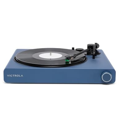 Victrola Stream Onyx - Wi-Fi Streaming 2-Speed Turntable with Bluetooth Output, Works with Sonos, UPnP Wi-Fi Streaming, Roon Ready Relay, Premium Moving Magnet Cartridge and Aluminum Tonearm (Blue)