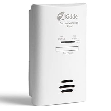 Kidde Carbon Monoxide Detector, Plug in Wall with AA Battery Backup, Test-Hush Button