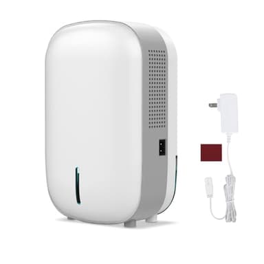 Bangnics Mini Dehumidifier for Small Bathroom. Quiet. Auto Shut-OFF. Power Off Memory. Electric Dehumidifier for Small Space. Good for Bathroom Basement Bedroom Closet Safe Pantry RV Camper Yacht
