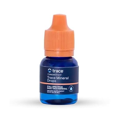 Trace Minerals ConcenTrace Trace Mineral Drops | Supports Energy, Digestion, Bone Health & Hydration, 70+ Ionic w/Magnesium, Chloride & Potassium | Keto, Vegan & Non-GMO | 6 Servings