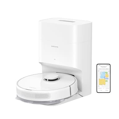 DREAME C20 Plus Robot Vacuum, 90 Days Self-Emptying Robot Vacuum and Mop Combo, 6000Pa Suction Robotic Vacuum, LiDAR Navigation, APP/Voice Control, Robot Vacuum Cleaner for Pet Hair/Carpet/Hard Floor