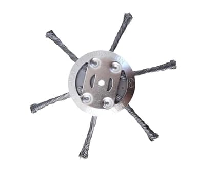 AGSWE Steel Wire Grass Trimmer Head,2025 New String Trimmer Replacement Head, 6 Inches Universal Steel Wire Weed Trimmer Head ，for Electric & Cordless String Trimmers, Fits Most Weed Eaters (6 Blade)